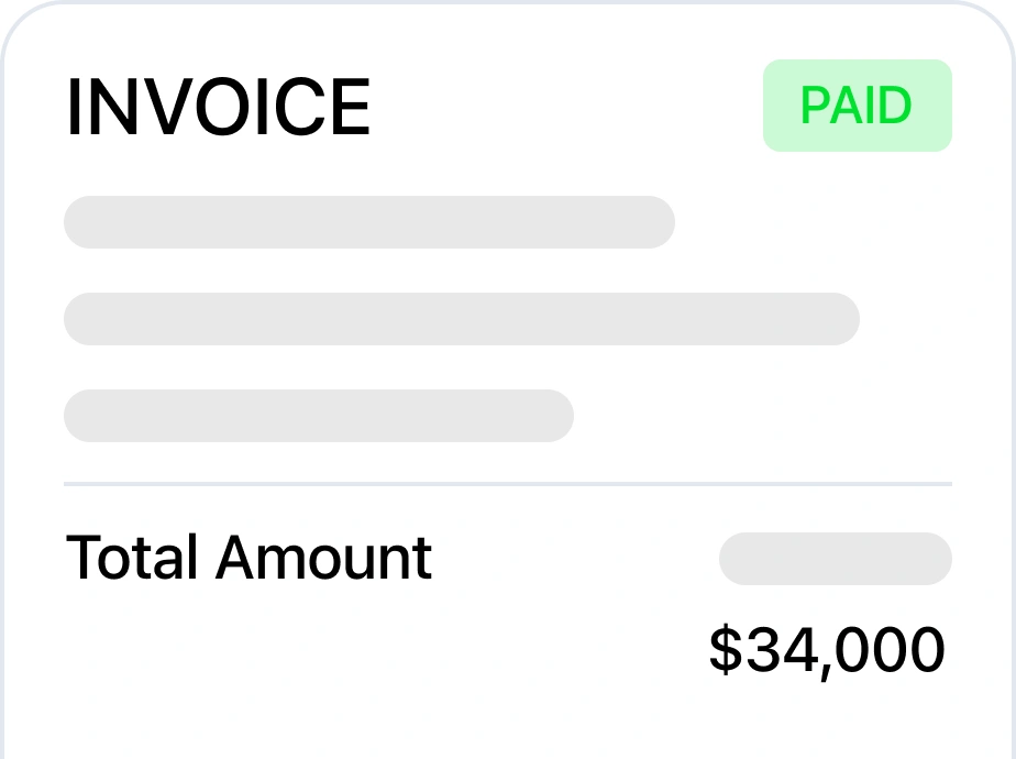 Sample autogenerated invoice preview