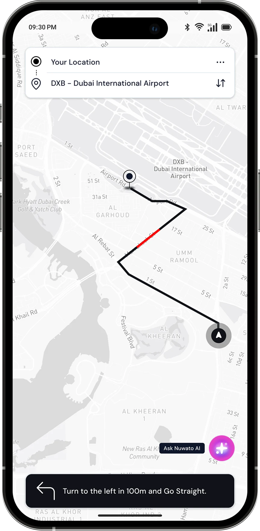 Driver app UI preview